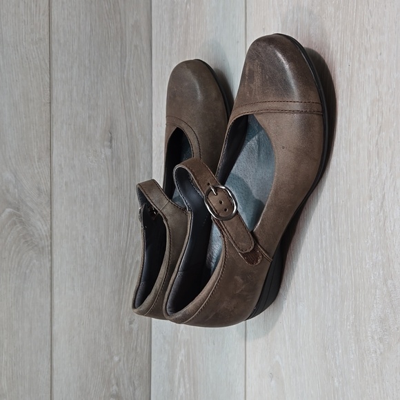 Dansko Women Fawna Leather Clog Mary Jane shoes sz 37/6.5-7 - Picture 2 of 12